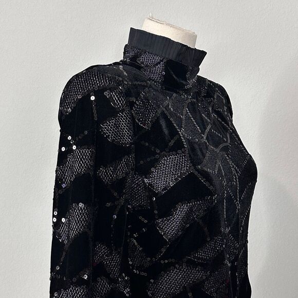 Rotate Birger Christensen Miki Sequin Mini Dress 4 Party Celebration Whimsigoth - Picture 8 of 16